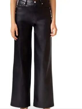 NWT BLANKNYC Franklin Olive Green Vegan Leather High Waist Pants